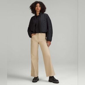 lululemon athletica Wide-Leg Pants in Beige
